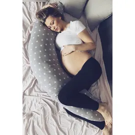 HOBEA-Germany Stillkissen grau weiß