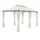 CASARIA Pavillon Topas 3 x 4 m inkl. Seitenteile Creme