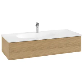 Villeroy & Boch Waschtischunterschrank 1 Auszug 118,8 x 25,6 x 49,3 cm Eiche