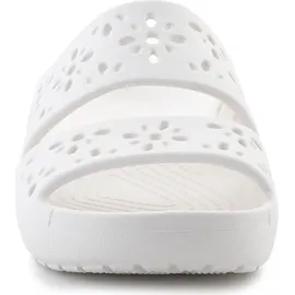 Crocs Classic Floral Cut Out Sandal Sandalen, Chalk EU 37/38