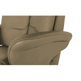 HIMOLLA Sessel 7418 Leder 81 x 111 x 95 cm Beige elektrisch
