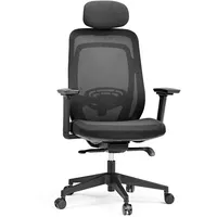 HJH Office Vivadapt Stoff Schwarz