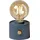 NORTHPOINT Vintage Akku Glühbirne Edison LED Tischlampe USB-C dimmbar mit Drehschalter – moderne Dekoration Anthrazit