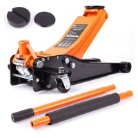 Springer Werkzeuge Rangierwagenheber HRW 75-25LS, max. Hubhöhe: 50,50 cm, Extrem Flach orange|schwarz