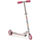 Moni Kinderroller Magic, Scooter Höhe einstellbar, zusammenklappbar, PU-Räder 125 mm rosa