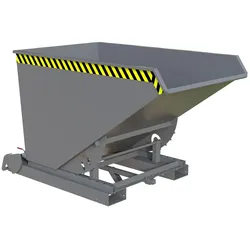 BAUER Südlohn Spänebehälter für Stapler S4A 1200, Mausgrau