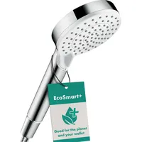 Hansgrohe Crometta Handbrause Vario EcoSmart plus 5,7 l/min weiß/chrom