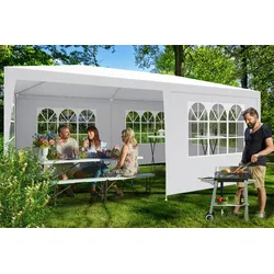Casaria Festzelt Rimini 3x6m wasserabweisend Weiß