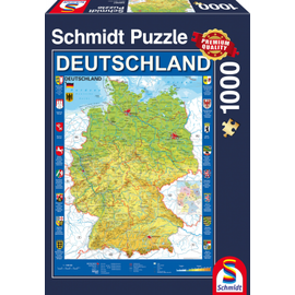Schmidt Spiele Deutschlandkarte (58287)