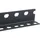 HMF Rackschiene für Serverschrank, 6u, 10 Zoll, Schwarz