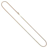 Schmuck Krone Goldkette 1,5mm Bingokette aus 585 Rotgold, 42cm, Gold 585 goldfarben