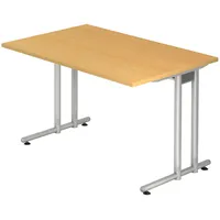 Bümö Schreibtisch Buche, Nachbildung,Buche, Rechteckig, 120x72x80 cm, FSC Mix,