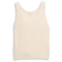 Tom Tailor Stricktop mit V-Ausschnitt Beige S