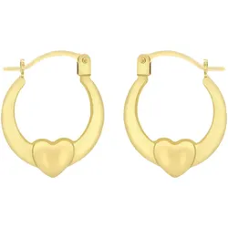 Lucardi Ohrringe 375 Gold - goldfarbig   Damen