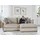Home Affaire Ecksofa Casa XXL L-Form Polyester 4-Sitzer Braun