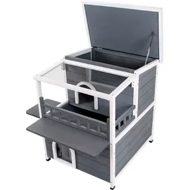 MCombo Katzenhaus 66 x 76 x 64 cm grau