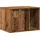vidaXL Katzenklo Altholz-Optik 60x40x40 cm Braun
