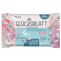 glücksblatt Feuchtes Toilettenpapier Sensitiv 12 x 42 Tücher