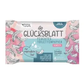 glücksblatt Feuchtes Toilettenpapier Sensitiv 12 x 42 Tücher