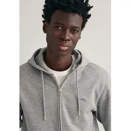 GANT REG SHIELD FULL ZIP HOODIE Herren Grau XL