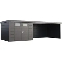 Telluria Metallgerätehaus Classico 3030 mit Lounge Anbau (ca. 450