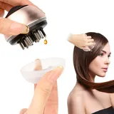 2 in 1 Kopfmassagegerät und Haare Applikator Flasche,30ml Kopfhaut Massagebürste,Kopfmassagegerät Kopfmassage Bürste Scalp Massager,für Haarbehandlung Medizin Ätherisches Öl Serum