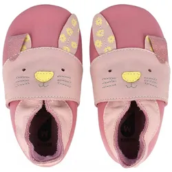 Soft Sole Hopsy Baby Krabbelschuhe aus Leder, Rosa/Pink (Lotus)