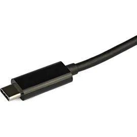 Startech StarTech.com USB-C VGA Multiport Adapter - Power Delivery (60W) - USB C Adapter für Mac, Windows, Chrome OS - Docking Station - USB-C 3 Ports), Dockingstation Hub, Schwarz