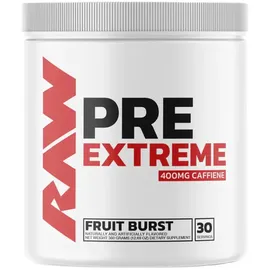 raw nutrition Pre Extreme Fruit Burst Pulver 360 g