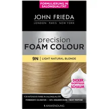 John Frieda Precision Foam Colour 9N helles blond 1 Anwendung