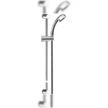 TRIZERATOP Duschset 1-Strahl-Handbrause, Schlauch, Stange