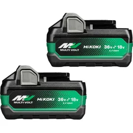 Hikoki Multi Volt Akku 2 Stück 18 V 5,0 Ah / 36 V 2,5 Ah