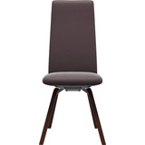 Stressless® Polsterstuhl Laurel, High Back, Größe M, mit schräggestellten Beinen in Walnuss rot