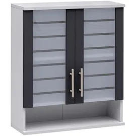 Schildmeyer Hängeschrank Niko 59,8 x 20,5 x 70,8 cm Silber