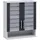 Schildmeyer Hängeschrank Niko 59,8 x 20,5 x 70,8 cm Silber
