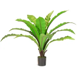 Nestfarn Asplenium nidus Kunstpflanze, 85 cm