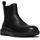 FitFlop Skandi Tumbled-Leather Herren Schwarz 41
