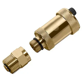 lechar Automatischer Schnellentlüfter 1/2 Zoll mit Absperrventil,