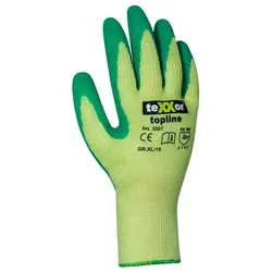 Latex Strick-Arbeitshandschuhe "MAXIGRIP" grün - 8 (M)