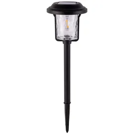 light&more Solarleuchte Metall schwarz inkl. Leuchtmittel