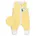 Ehrenkind Sommer Schlafsack mit Bio-Baumwolle TOG Standard by OEKO-TEX 100 Bio-Baumwolle Sommerschlafsack mit Beinen 0 TOG Schlafsack Baby Baby Schlafsack gelb 70 cm