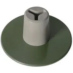 Standfuß für Sticklight LED-Outdoorleuchte Weltevree Bottle Green grün, Designer Thor ter Kulve, 8 cm