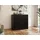 Mirjan24 Tireno 80 x 75 x 40 cm Schwarz Molet