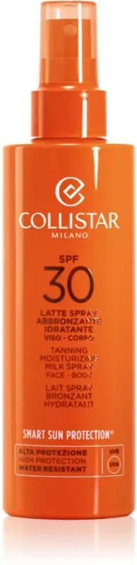 Collistar Smart Sun Protection Tanning Moisturizing Milk Spray SPF 30 schützende Sonnenmilch im Spray SPF 30 200 ml