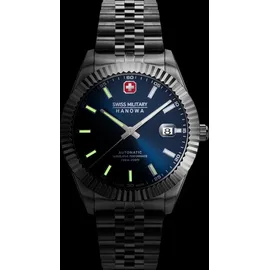 Swiss Military Hanowa Herren Analog Schweizer Automatikwerk Uhr mit Edelstahl Armband SMWGL0002102