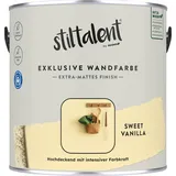 Stiltalent Wandfarbe 'sweet vanilla' matt 2,5 l