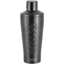 LURCH Cocktail Shaker 600 ml 3tlg mit integriertem Sieb smokey grey
