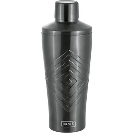 LURCH Cocktail Shaker 600 ml 3tlg mit integriertem Sieb smokey grey