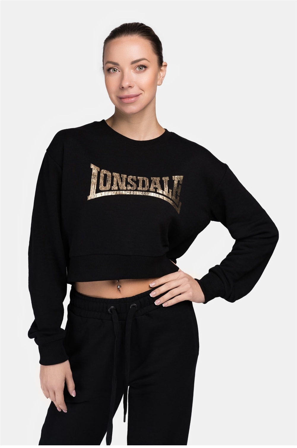 Lonsdale Frauen Rundhals Sweatshirt Cropped CULBOKIE