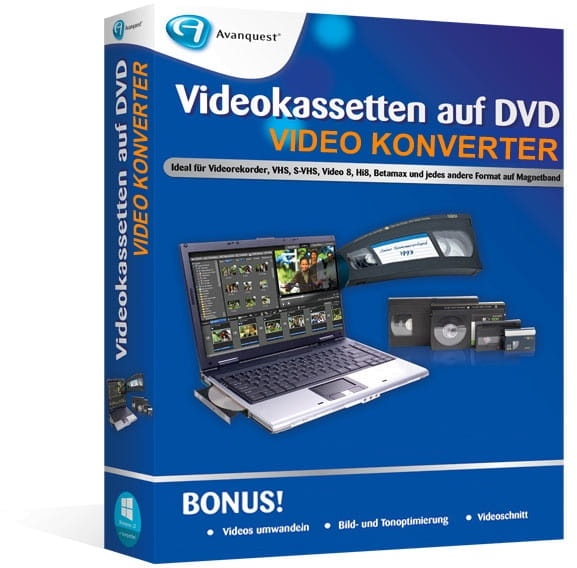 Videokassetten auf DVD – Video Konverter Software